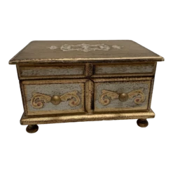 Midcentury Florentine Petite Jewel Box