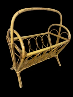 Midcentury Rattan Magazine Rack, 1960s 15 Midcentury Rattan Magazine Rack, 1960s -CHAIRISH Shop midcentury rattan magazine rack 1960s 2986