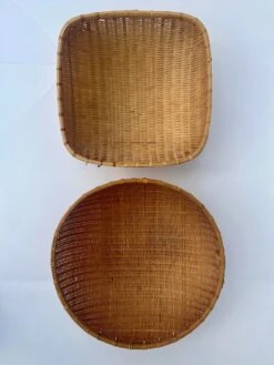 Mismatched Winnowing Bowls In Natural Woven Wicker Rattan- Set Of 2 14 Mismatched Winnowing Bowls In Natural Woven Wicker Rattan- Set Of 2 -CHAIRISH Shop mismatched winnowing bowls in natural woven wicker rattan set of 2 7317