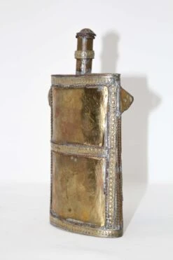 Moroccan Berber Tuareg Metal Tribal Flask Overlay -CHAIRISH Shop moroccan berber tuareg metal tribal flask overlay 3340