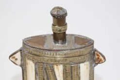 Moroccan Berber Tuareg Metal Tribal Flask Overlay -CHAIRISH Shop moroccan berber tuareg metal tribal flask overlay 3623