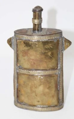 Moroccan Berber Tuareg Metal Tribal Flask Overlay -CHAIRISH Shop moroccan berber tuareg metal tribal flask overlay 7255