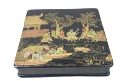 Napoleon III Period Paper Mache Decorated Box -CHAIRISH Shop napoleon iii period paper mache decorated box 0672