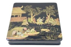 Napoleon III Period Paper Mache Decorated Box -CHAIRISH Shop napoleon iii period paper mache decorated box 5948