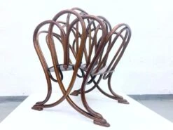 No. 1 Bugholz Newspaper Stand From Gebrüder Thonet, 1890s -CHAIRISH Shop no 1 bugholz newspaper stand from gebruder thonet 1890s 3768