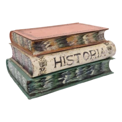 Oversized Tole Book Stack, France Circa 1900