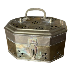 Pierced Brass Cricket Box