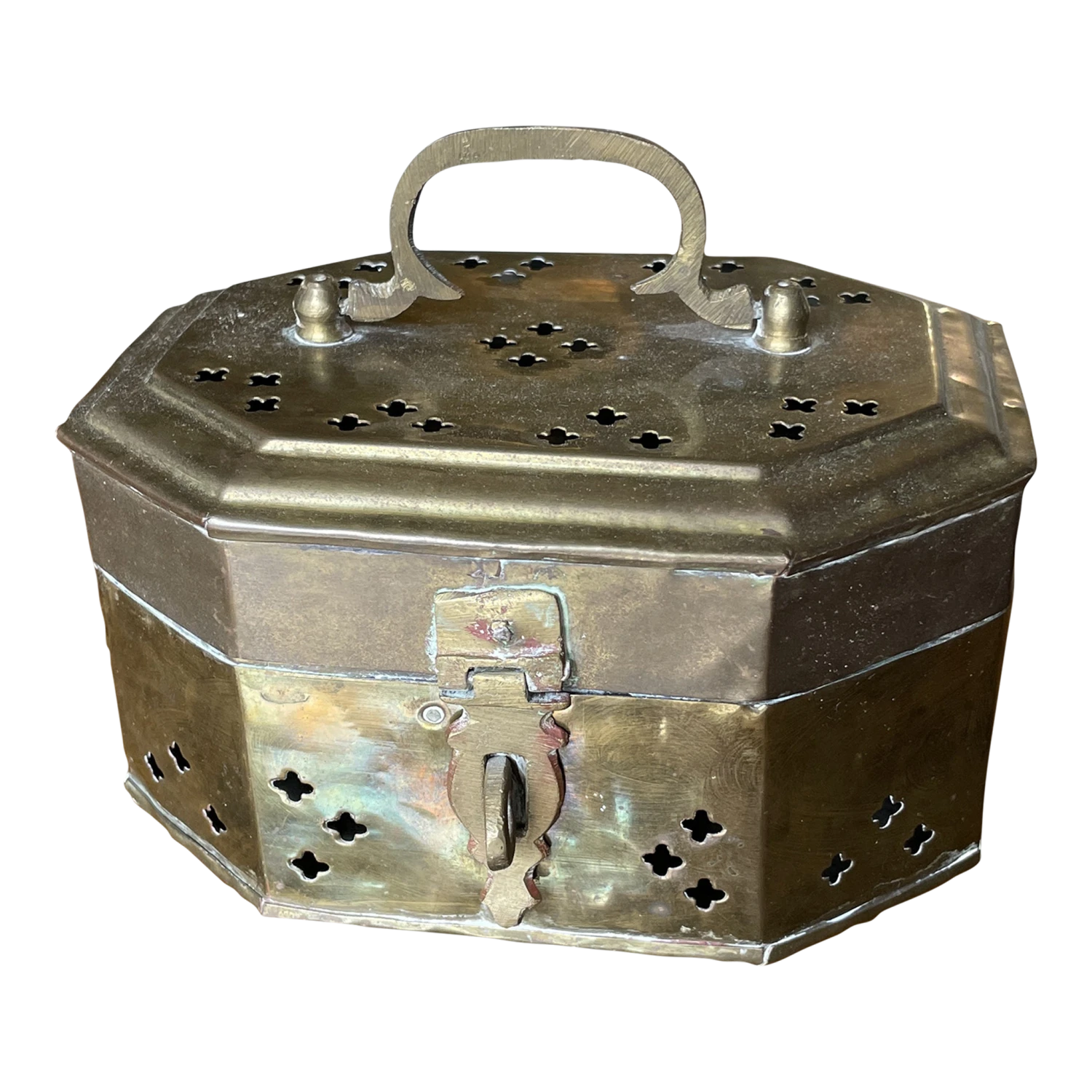 Pierced Brass Cricket Box 3 Pierced Brass Cricket Box