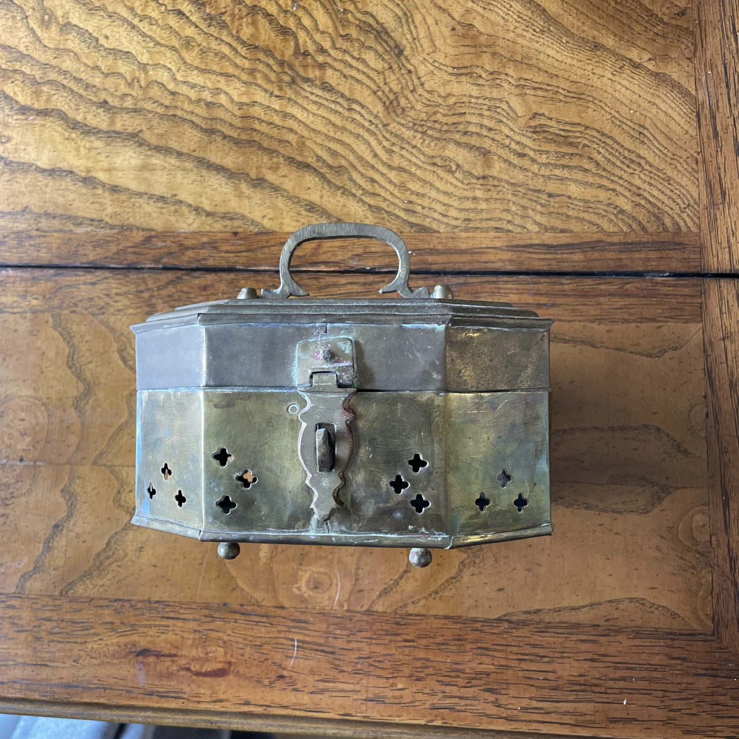 Pierced Brass Cricket Box 5 Pierced Brass Cricket Box - Image 3