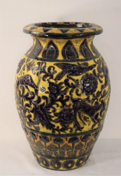 Polychrome Ceramic Umbrella Stand, Italy, 1940s -CHAIRISH Shop polychrome ceramic umbrella stand italy 1940s 6031