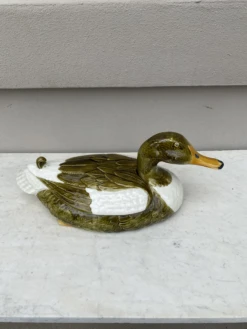 Portuguese Large Majolica Duck Tureen Box Secla -CHAIRISH Shop portuguese large majolica duck tureen box secla 2985