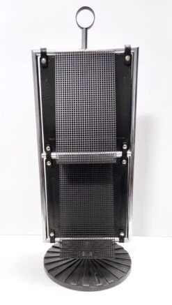 Postmodern Leather And Chrome-Plated Metal Magazine Rack From Salmistraro, Italy, 1980s -CHAIRISH Shop postmodern leather and chrome plated metal magazine rack from salmistraro italy 1980s 0210