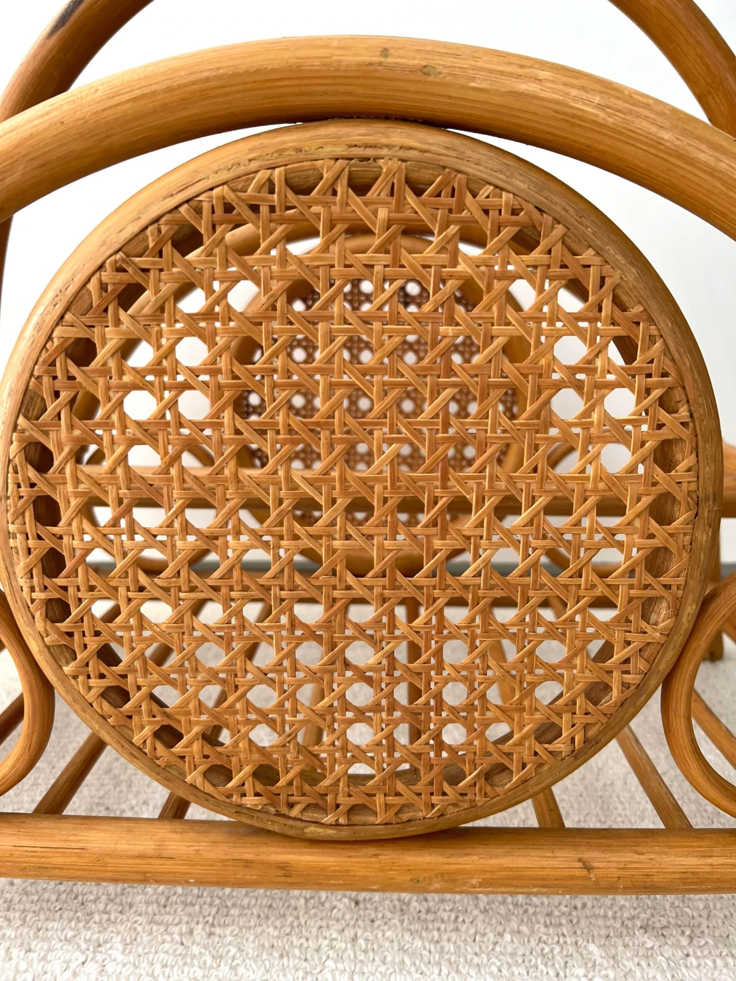 Rattan Bamboo And Cane Magazine Rack 6 Rattan Bamboo And Cane Magazine Rack - Image 4