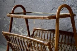 Rattan Magazine Rack, 1960s -CHAIRISH Shop rattan magazine rack 1960s 1401