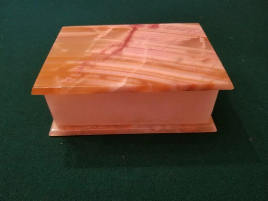 Rectangle Onyx Box With Hinged Lid 9 Rectangle Onyx Box With Hinged Lid - Image 7