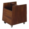 Rolling Lp Record Or Magazine Caddy In Rosewood By Bruksbo -CHAIRISH Shop rolling lp record or magazine caddy in rosewood by bruksbo 1431