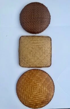 Round Graduated Natural Woven Wicker Rattan Winnowing Baskets- Set Of 3 -CHAIRISH Shop round graduated natural woven wicker rattan winnowing baskets set of 3 0471