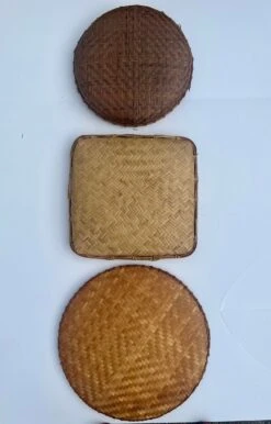 Round Graduated Natural Woven Wicker Rattan Winnowing Baskets- Set Of 3 -CHAIRISH Shop round graduated natural woven wicker rattan winnowing baskets set of 3 5964