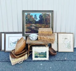 Round Graduated Natural Woven Wicker Rattan Winnowing Baskets- Set Of 3 -CHAIRISH Shop round graduated natural woven wicker rattan winnowing baskets set of 3 6843