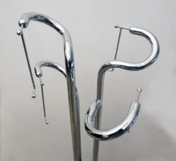 Sculpture Coat Hanger In Chromed Steel, 1970s 20 Sculpture Coat Hanger In Chromed Steel, 1970s -CHAIRISH Shop sculpture coat hanger in chromed steel 1970s 4550