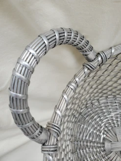 Set Of 2 Vintage French Aluminum Baskets -CHAIRISH Shop set of 2 vintage french aluminum baskets 0571