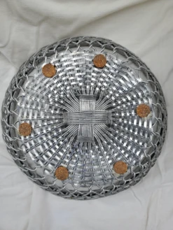 Set Of 2 Vintage French Aluminum Baskets -CHAIRISH Shop set of 2 vintage french aluminum baskets 8163