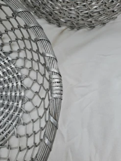 Set Of 2 Vintage French Aluminum Baskets -CHAIRISH Shop set of 2 vintage french aluminum baskets 9028