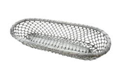 Silver Woven Metal Basket -CHAIRISH Shop silver woven metal basket 6427