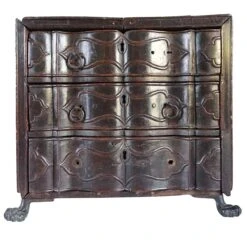 Small Indo-portuguese Rosewood Miniature Chest Of Drawers Table-top Box -CHAIRISH Shop small indo portuguese rosewood miniature chest of drawers table top box 3425