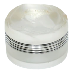 Small René Lalique Daphné Art Deco Crystal Powder Box 1940