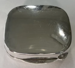 Sterling Silver Italian Trinket Box With Blue Enamel Top -CHAIRISH Shop sterling silver italian trinket box with blue enamel top 5270