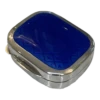Sterling Silver Italian Trinket Box With Blue Enamel Top -CHAIRISH Shop sterling silver italian trinket box with blue enamel top 7012
