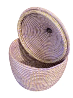 Tribal Basket With Lid Senegal West Africa -CHAIRISH Shop tribal basket with lid senegal west africa 3971