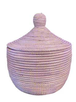 Tribal Basket With Lid Senegal West Africa -CHAIRISH Shop tribal basket with lid senegal west africa 7827