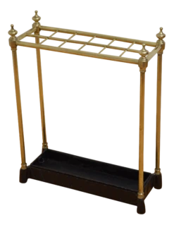 Victorian Brass Umbrella Stand, 1880s