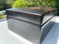 Vietnamese Black And Orange Box In Lacquered Wood -CHAIRISH Shop vietnamese black and orange box in lacquered wood 9487