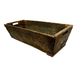 Vintage 1930s French Wine/Champagne Shallow Wood Market Crate