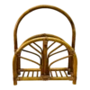 Vintage 1960s Arched Rattan Magazine Rack 2 Vintage 1960s Arched Rattan Magazine Rack -CHAIRISH Shop vintage 1960s arched rattan magazine rack 7801