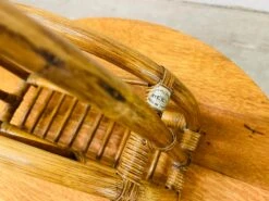 Vintage 1960s Arched Rattan Magazine Rack -CHAIRISH Shop vintage 1960s arched rattan magazine rack 8724