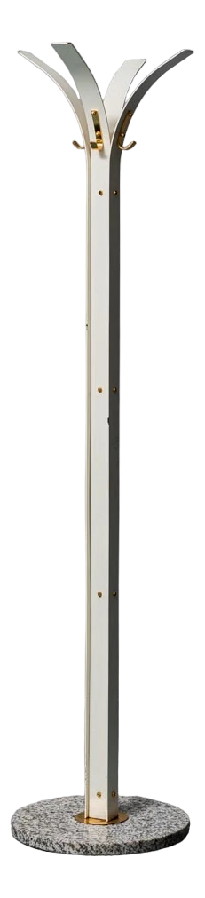 Vintage 4-Armed Metal Coat Rack, 1970s