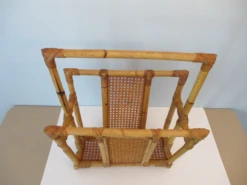 Vintage Bamboo And Rattan Magazine Rack -CHAIRISH Shop vintage bamboo and rattan magazine rack 2550