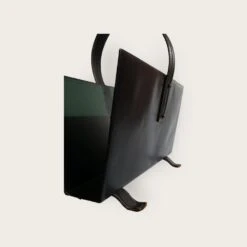 Vintage Black Magazine Rack In The Style Of Jacques Adnet, 1940s -CHAIRISH Shop vintage black magazine rack in the style of jacques adnet 1940s 1100