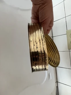 Vintage Brass Shell Trinket Box -CHAIRISH Shop vintage brass shell trinket box 4279