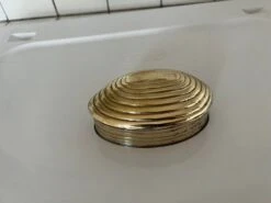 Vintage Brass Shell Trinket Box -CHAIRISH Shop vintage brass shell trinket box 5855