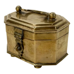 Vintage Brass Trinket Box