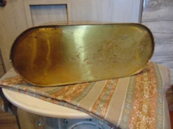 Vintage Brass Wood Container, 1970s -CHAIRISH Shop vintage brass wood container 1970s 3079