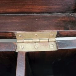 Vintage Campaign Wine Decanter Box On Wooden Base -CHAIRISH Shop vintage campaign wine decanter box on wooden base 3420