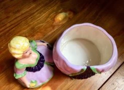 Vintage Ceramic Lady Trinket Box -CHAIRISH Shop vintage ceramic lady trinket box 8680