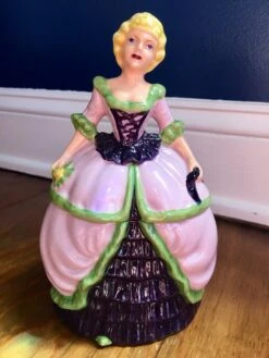 Vintage Ceramic Lady Trinket Box -CHAIRISH Shop vintage ceramic lady trinket box 9269