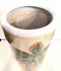 Vintage Ceramic Palm Beach Regency Tropical Monkey Palm Tree Umbrella Stand Holder -CHAIRISH Shop vintage ceramic palm beach regency tropical monkey palm tree umbrella stand holder 1718